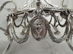 Charles Stuart Harris Antique English Victorian Neoclassical Sterling Silver Epergne 1895 - 3757644