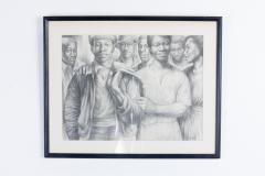 Charles Wilbert White Charles White Lithograph Lets Walk Together - 368499