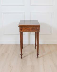 Charles X 1820 maple and mahogany inlaid game table - 4611904