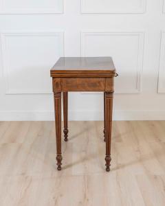 Charles X 1820 maple and mahogany inlaid game table - 4611905