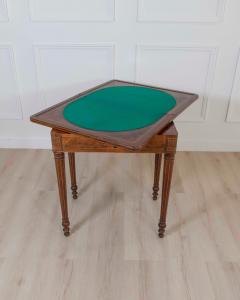 Charles X 1820 maple and mahogany inlaid game table - 4611914