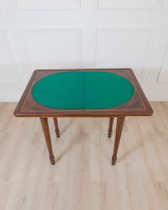 Charles X 1820 maple and mahogany inlaid game table - 4611919