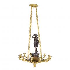 Charles X Bronze and Ormolu Chandelier - 3786436