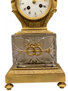 Charles X Cut Glass and Ormolu Mantle Clock - 4130186