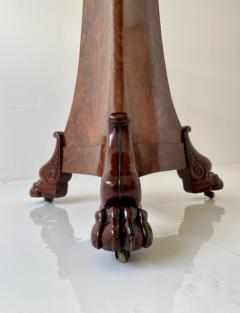 Charles X Gueridon Table of Mahogany and Black Marble France 1825 - 3676621