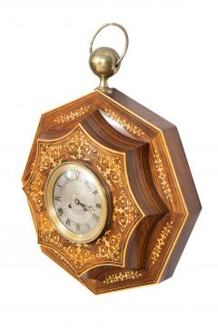 Charles X Rosewood And Inlaid Wall Clock - 4187375