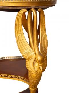 Charles X Style Gilt Bronze and Mahogany Gueridon - 4141200