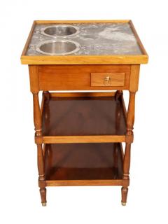 Charles X Walnut Drinks Table - 4143567