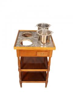 Charles X Walnut Drinks Table - 4143612