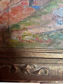 Charles Yarnall Abbott American Impressionist oil painting titled The Quarry by Yarnell Abbott - 4636163