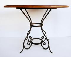 Charleston Forge Charleston Forge Wood Dining Center Table Wrought Iron Base - 4416310