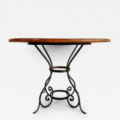 Charleston Forge Charleston Forge Wood Dining Center Table Wrought Iron Base - 4419359