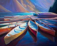 Charlie Easton Canoe Patterns on Moraine - 3708790