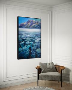 Charlie Easton Ice Bubbles on Minnewanka - 4103991