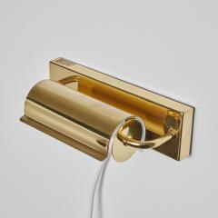 Charlotte Perriand 1960s Scandinavian Brass Rotating Wall Lamp in the Style of Charlotte Perriand - 2726415