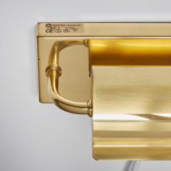 Charlotte Perriand 1960s Scandinavian Brass Rotating Wall Lamp in the Style of Charlotte Perriand - 2726418