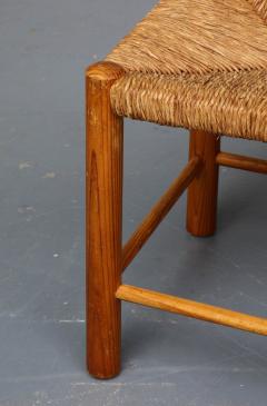 Charlotte Perriand Ash and Rush Stool by Charlotte Perriand France c 1960 - 4083584