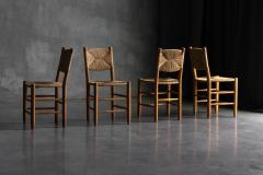 Charlotte Perriand Bauche Dining Chairs by Charlotte Perriand for Steph Simon France 1950s - 4298819