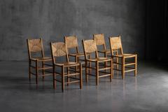 Charlotte Perriand Bauche Dining Chairs by Charlotte Perriand for Steph Simon France 1950s - 4298849