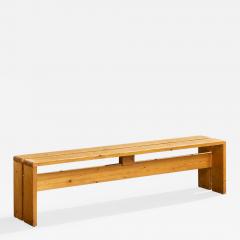 Charlotte Perriand Bench in Pine France 1960s - 4771065