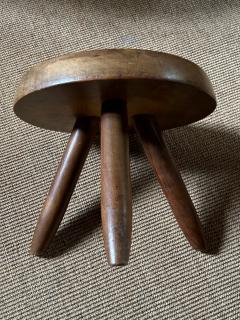Charlotte Perriand Berger mahogany stool by Charlotte Perriand - 3433889