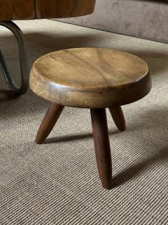 Charlotte Perriand Berger mahogany stool by Charlotte Perriand - 3433893