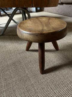 Charlotte Perriand Berger mahogany stool by Charlotte Perriand - 3433896