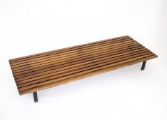 Charlotte Perriand CHARLOTTE PERRIAND CANSADO BENCH IN MAHOGANY WOOD MANUFACTURED BY STEPH SIMON - 2591732