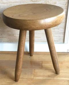Charlotte Perriand Charlotte Perriand 1950s High Tripod Ash Tree Stool in Vintage Condition - 365909