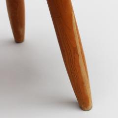 Charlotte Perriand Charlotte Perriand 1950s Low Solid Oak Berger Stool - 4272785