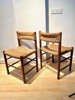 Charlotte Perriand Charlotte Perriand Ed Sentou set of 6 dinning chairs model Dordogne  - 2697885