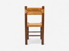 Charlotte Perriand Charlotte Perriand French Modern Straw Wood Six Dining Chairs France 1960s - 4187830