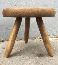 Charlotte Perriand Charlotte Perriand Genuine Tripod Ash Tree Stool in Vintage Condition - 417984