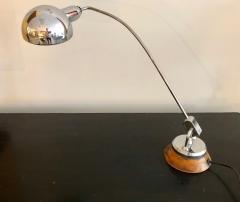 Charlotte Perriand Charlotte Perriand Leather and Chrome Desk Lamp - 1060206