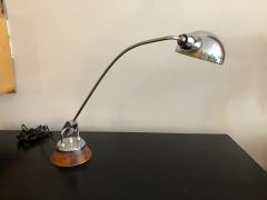 Charlotte Perriand Charlotte Perriand Leather and Chrome Desk Lamp - 1060208