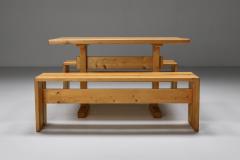 Charlotte Perriand Charlotte Perriand Les Arc three person Bench 1960s - 2098532