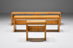 Charlotte Perriand Charlotte Perriand Les Arc three person Bench 1960s - 2098547