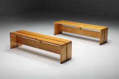 Charlotte Perriand Charlotte Perriand Les Arcs bench 1960s - 2460580