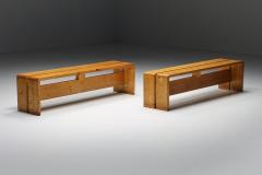 Charlotte Perriand Charlotte Perriand Les Arcs bench 1960s - 2460692