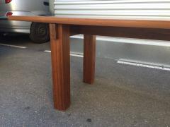 Charlotte Perriand Charlotte Perriand Mahogany Long Dining Table Model Brazil Stamped Ed Sentou - 384467