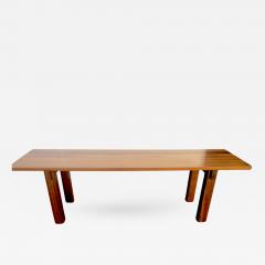 Charlotte Perriand Charlotte Perriand Mahogany Long Dining Table Model Brazil Stamped Ed Sentou - 387346