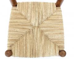 Charlotte Perriand Charlotte Perriand Meribel ASh and Rush Dining ChairS Les Arcs - 4175162