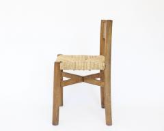 Charlotte Perriand Charlotte Perriand Meribel Oak and Rush Dining Chair Les Arcs - 4239636