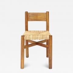 Charlotte Perriand Charlotte Perriand Meribel Oak and Rush Dining Chair Les Arcs - 4242160