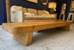 Charlotte Perriand Charlotte Perriand attributed spectacular largest sturdy pine alp coffee table - 1606998