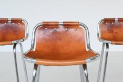 Charlotte Perriand Charlotte Perriand bar stools in leather Les Arcs France 1960 - 3917717