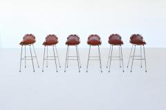 Charlotte Perriand Charlotte Perriand bar stools in leather Les Arcs Ski Resort France 1960 - 4021262