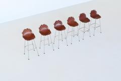 Charlotte Perriand Charlotte Perriand bar stools in leather Les Arcs Ski Resort France 1960 - 4021263