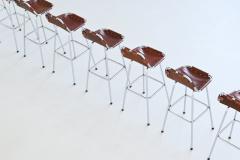 Charlotte Perriand Charlotte Perriand bar stools in leather Les Arcs Ski Resort France 1960 - 4021270