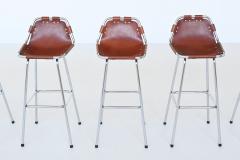 Charlotte Perriand Charlotte Perriand bar stools in leather Les Arcs Ski Resort France 1960 - 4021271